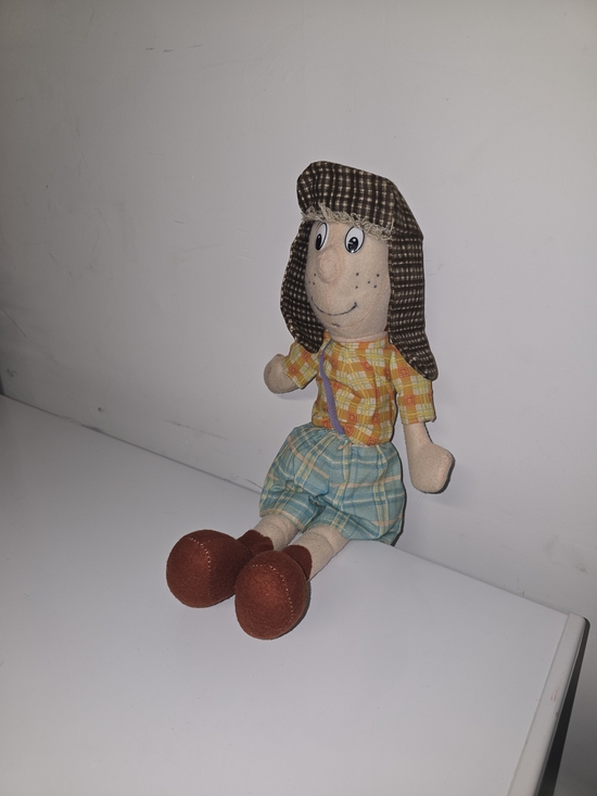 Other - El Chavo Mexican Show Plush Doll with Brown Hat and Red Shoes -